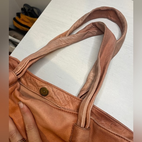 Frye Nora Knotted Hobo Tote Leather Pink - Picture 14 of 15